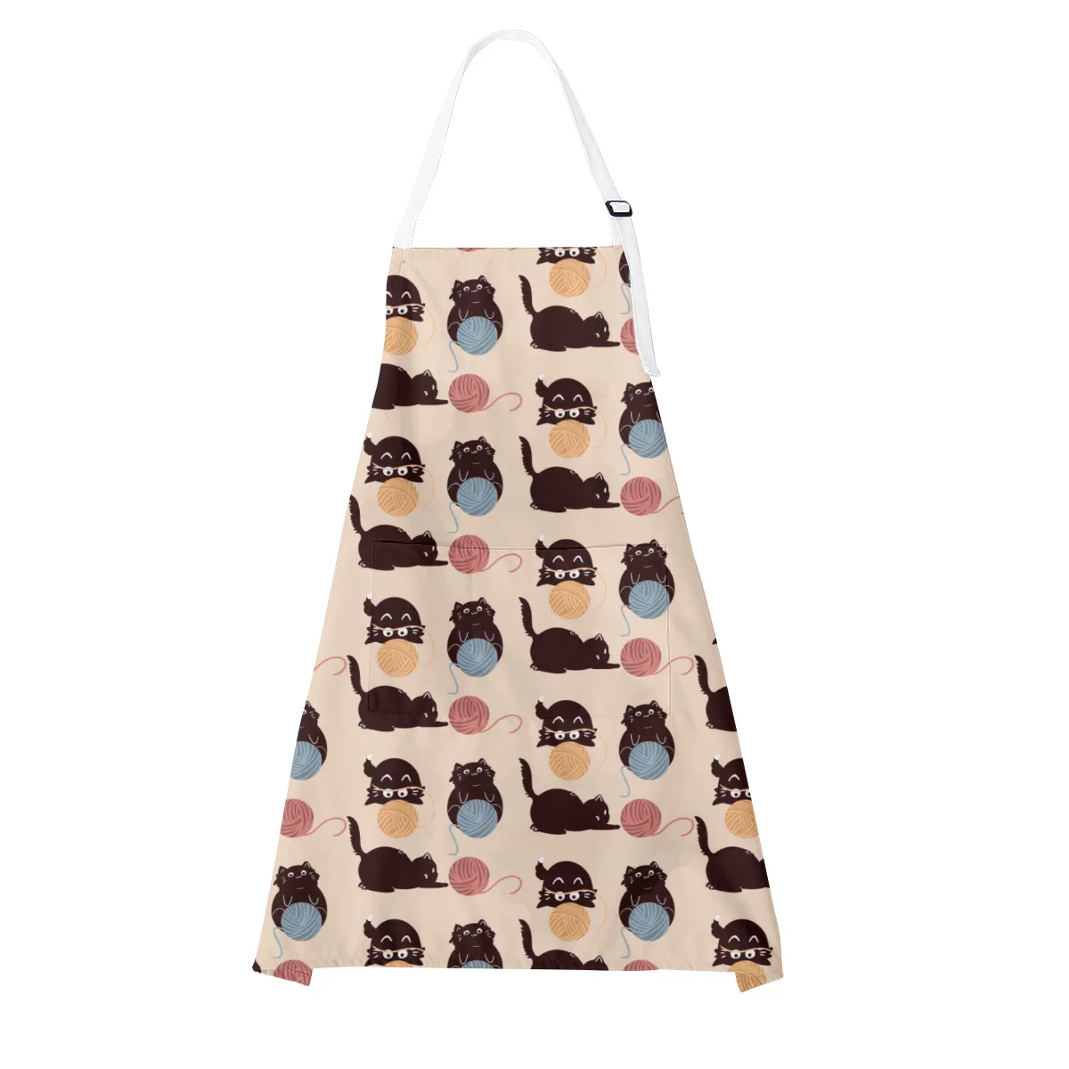 Restaurant Uniforms Staff Waiters Apron Waterproof Oilproof Antifouling Cartoon Aprons Kitchen Chef