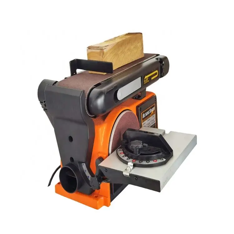 100*914mm Belt Easy Accessibility Woodworking Belt Disc Sander for Garage Electric Industrial Cast Iron Customizable 80# & 80#