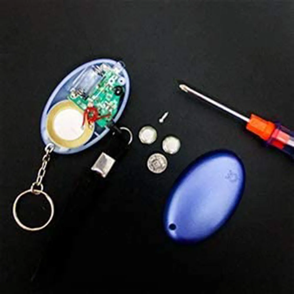 130db Alarms Keychains Led Portable Emergency Sos Security Self Defense Sets Alarm Keychain Personal Alarm For Women