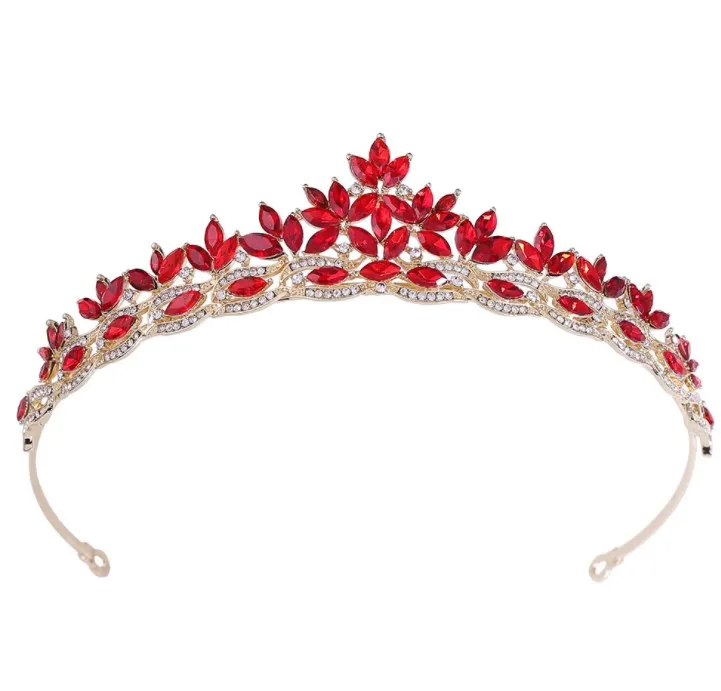 Korean wedding crystal bridal crown headband Wedding Crown Hair Accessories