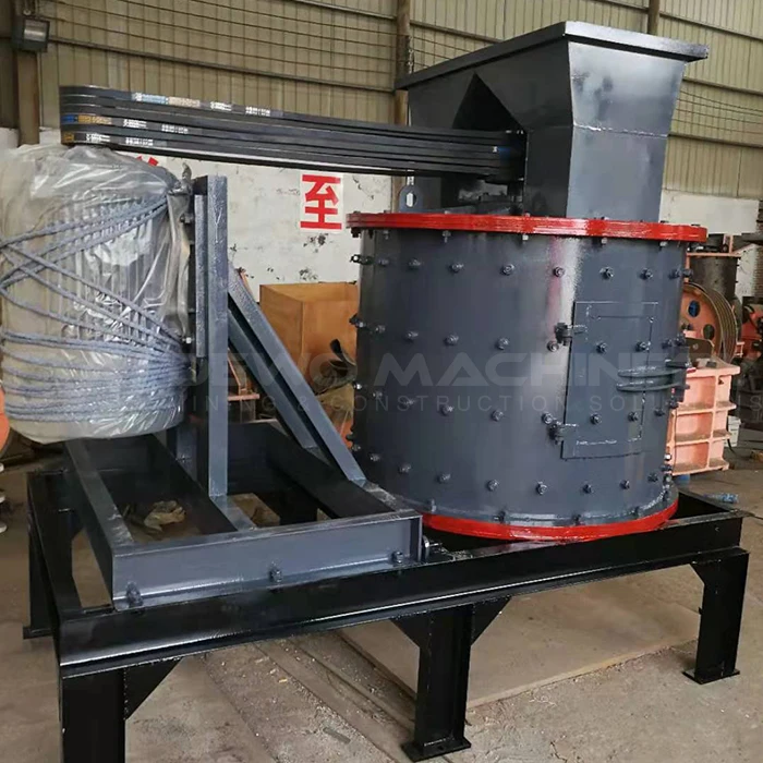 popular sand manufacturer fine vertical stone shaft impact complex compound crusher
