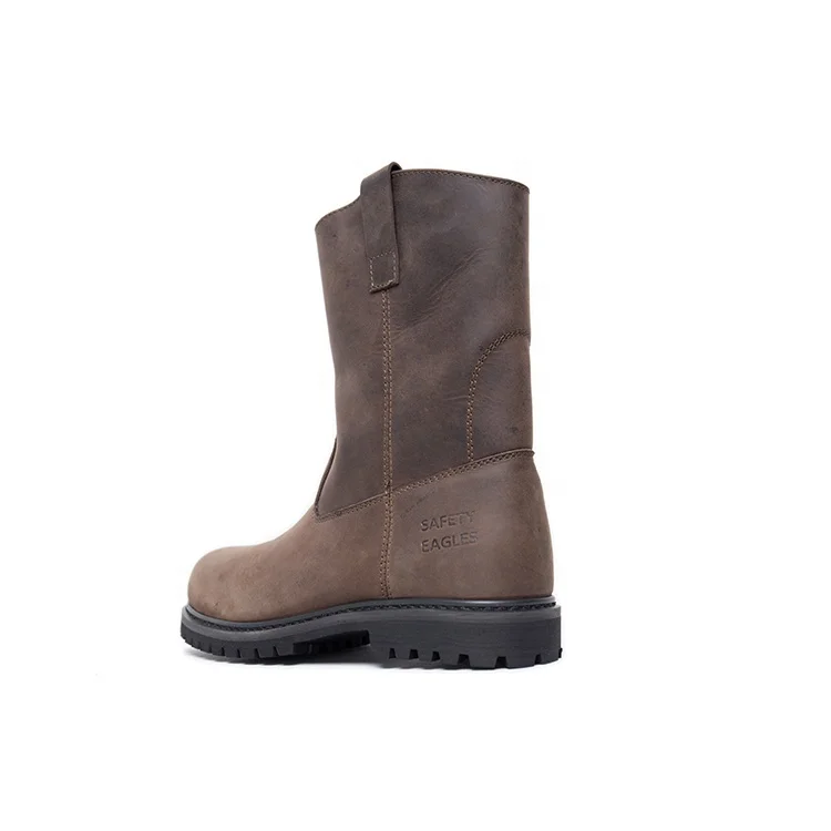 Heavy Duty Nubuck Leather Goodyear Safety Work Boots with Heat Resistant