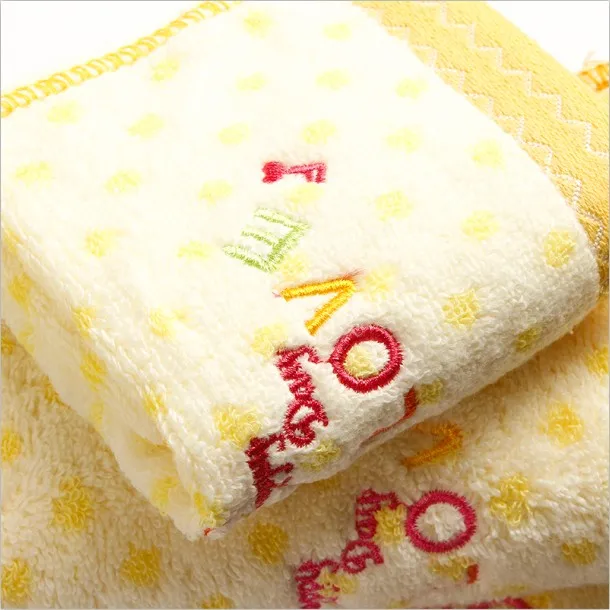 
Home use 100% cotton polka dot towel 3pcs as 1set with Embroidered LOVE Pattern towel sets 100 cotton luxury soft towel 