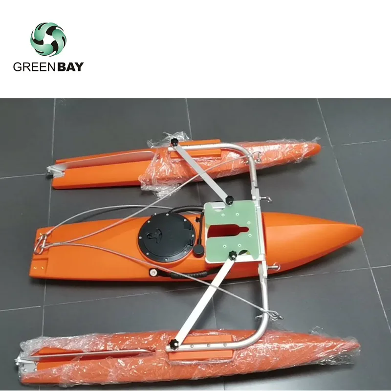 trimaran plastic folding boat ships sale for measurement adcp GPS customizable sensor fixing plate