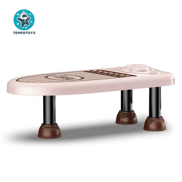 Tempo Toys Children Play House Home Appliances Sewing Machine & Fish Iron + Small Bed Board Set Pretend Play  Kids Toys