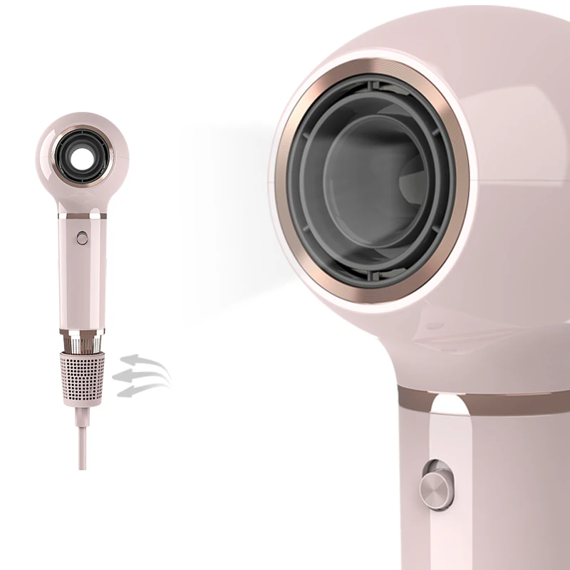 High Speed 1400W Strong Wind Leafless Professional Household Hair Dryer 110000rpm Negative Ionic Hair Care Hair Dryer