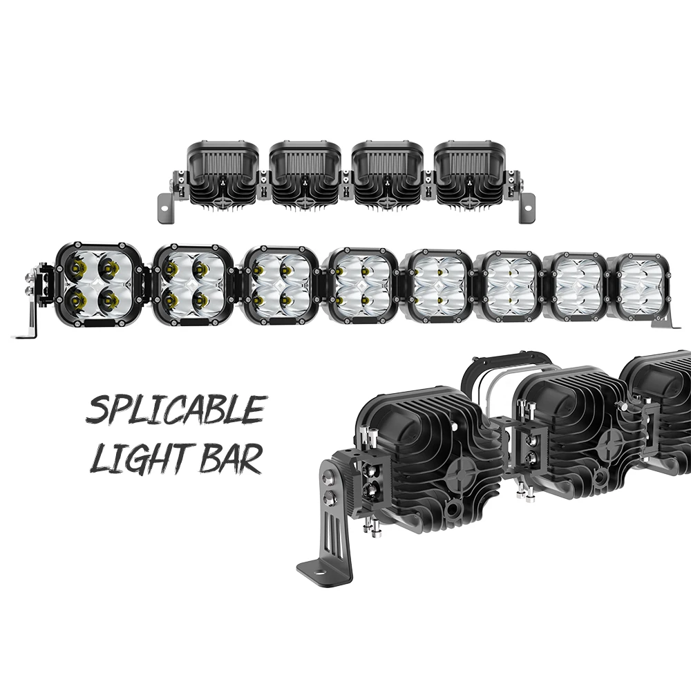 Linkable Modular Combo LED Light Bar Kit Off-road Lights 4x4 UTV LED Light Bar 32 Inch for Maverick X3 RZR