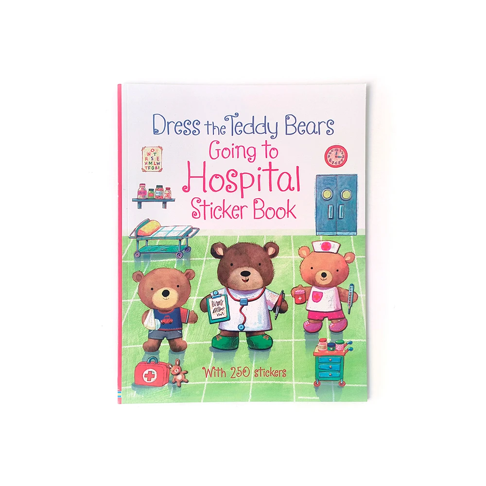 Best-selling kindergarten education toys kids book montessori Our World handmade sticker book picture book