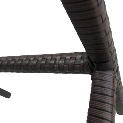 Home Outdoor Bar Stool Rattan Garden Furniture Bar Chair Set Patio Wicker Furniture