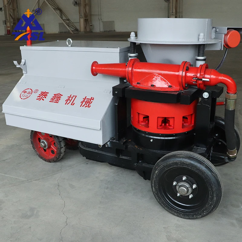 Spraying Gunite Gunning Dry Mix Refractory Concrete Shotcrete Machine