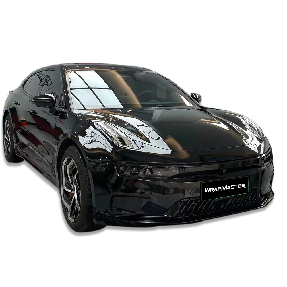 WRAPMASTER 1.52*15m TPU Glossy Black Paint Protection Film with Anti-scratch and self-repair function