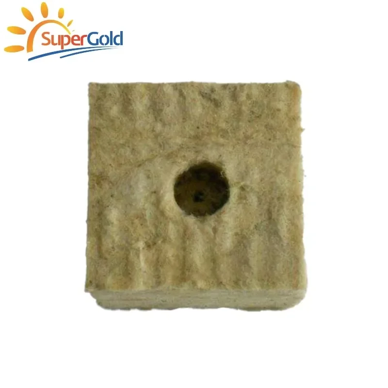 SuperGold cultivation plug seed hydroponic rock wool hydroponic cultivation grow rock wool plug