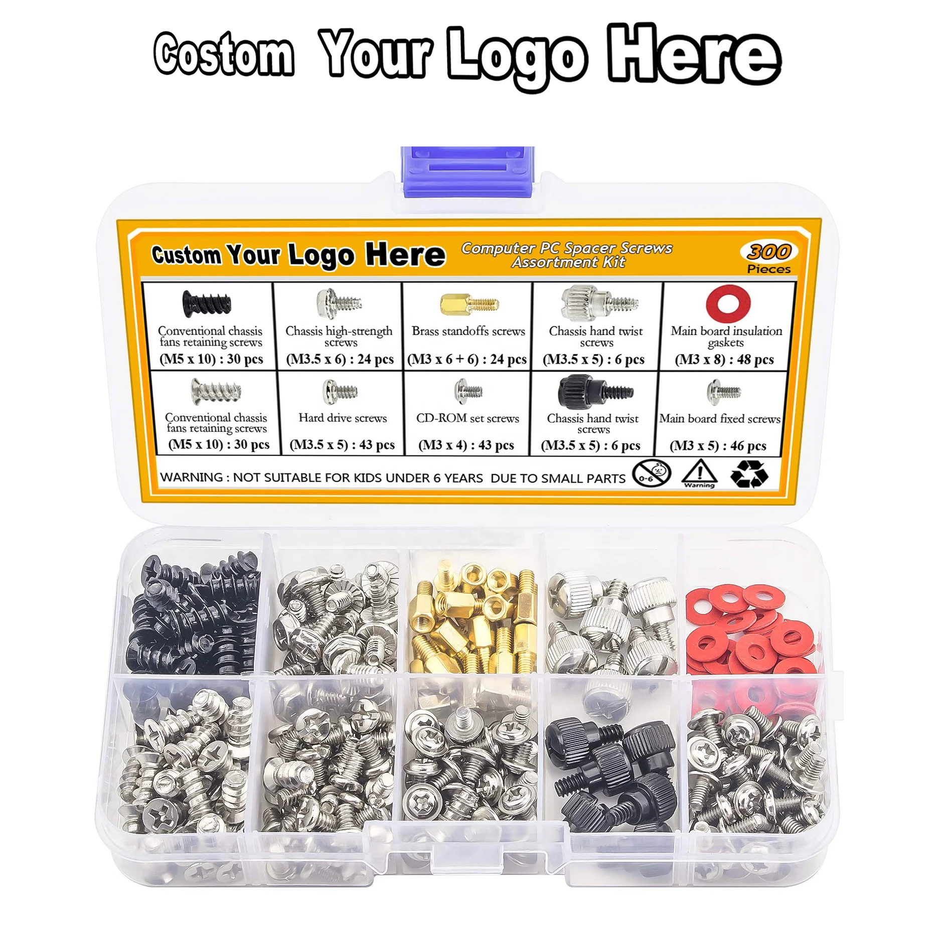 Pc Case DIY Repair laptop computer Power Graphics cpu fan Motherboard Standoffs screw Assortment Kit set for SSD Hard Drive