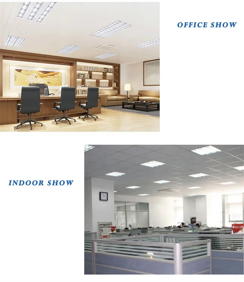 60cm 30W recessed backlit troffer panel lights office LED grille light air conditioning outlet light disc led Grille Lamp