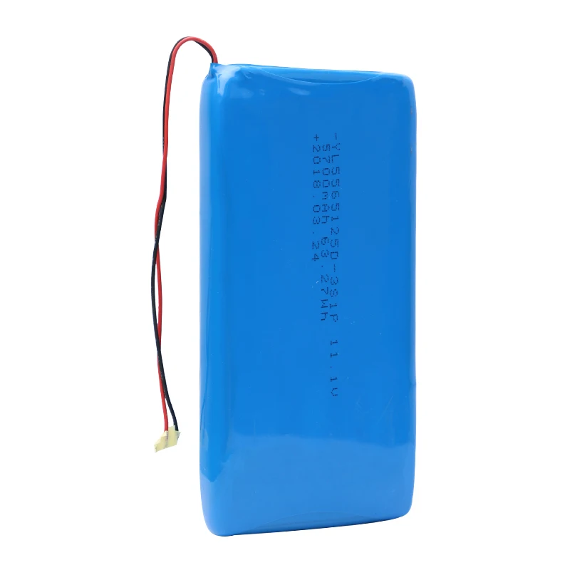 Customized cycle lithium battery 3s 11.1v 5700mah rechargeable lipo battery pack