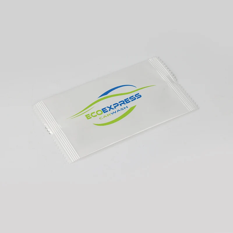 car wipes Individually packaged single sachet soft light wet wipes wet tissue