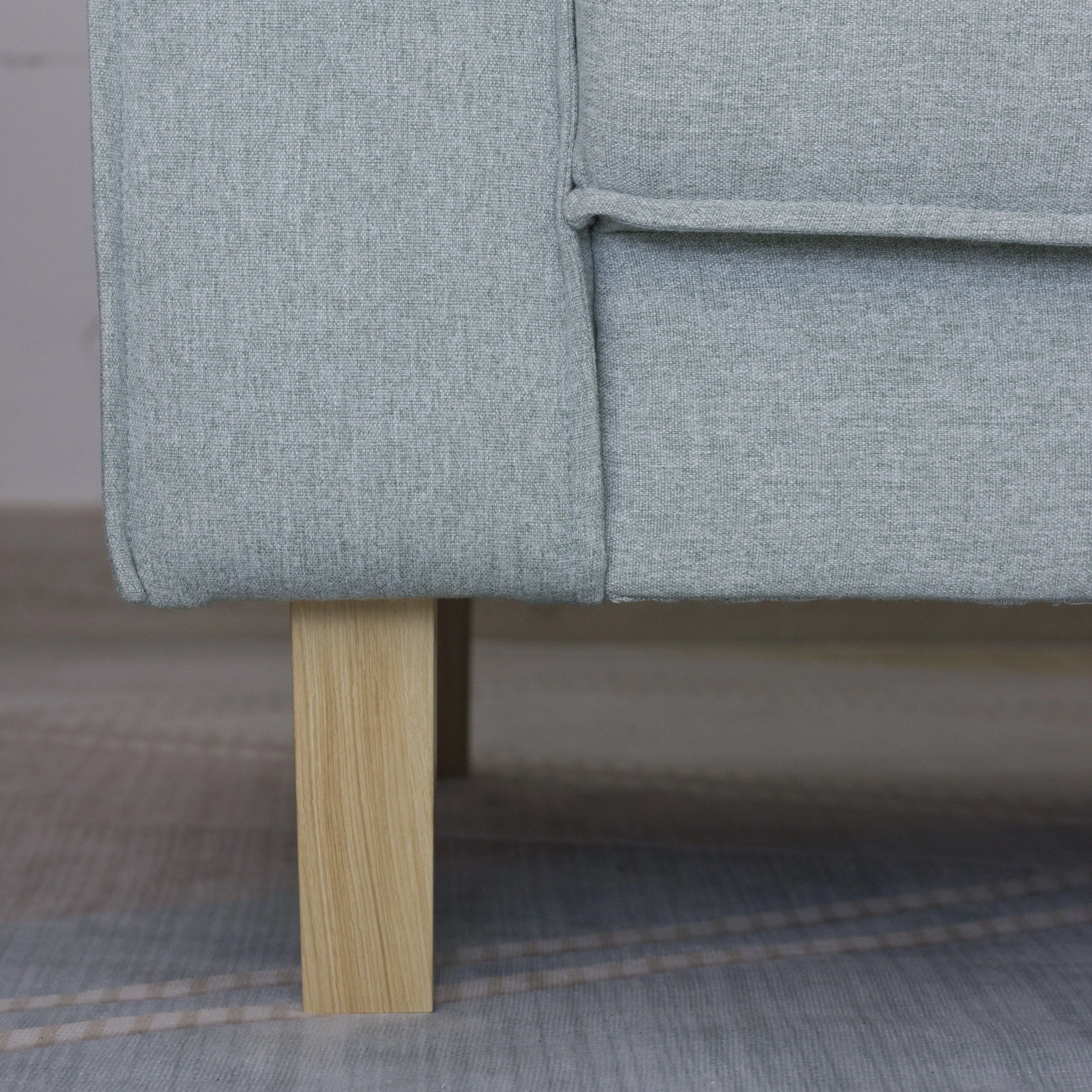 5.9 inch Sofa Legs Square Tapered Plastic Couch Legs Replacement Furniture Legs