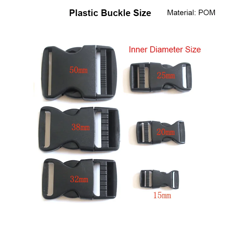 YYX Good Quality Side Safe Release Buckle Plastic 1.5inch Custom Logo Quick Release Buckles Clips