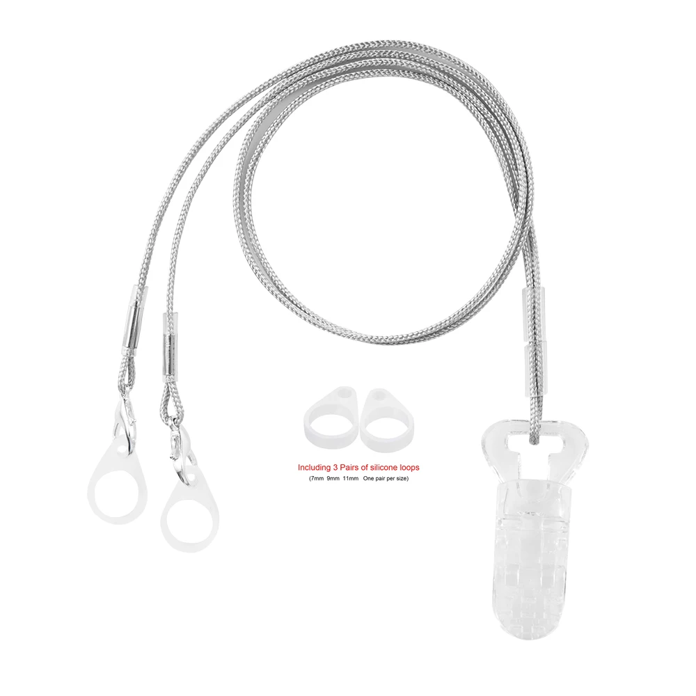 Hearing Aid Anti Dropping Rope BTE Hearing Aids Clip Hanging Rope Hearing Aid Protector