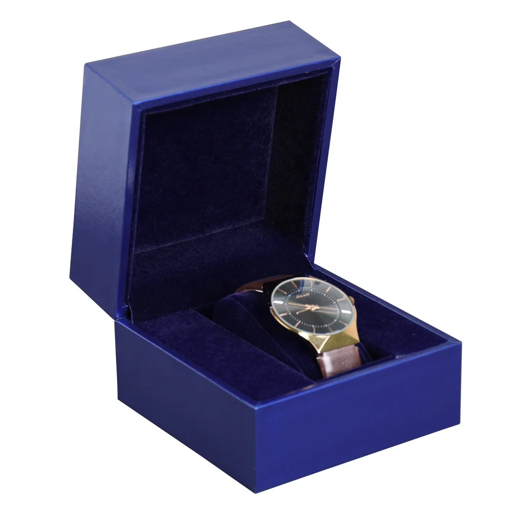 OEM leatherette handmade luxury plastic packaging boxes for watch