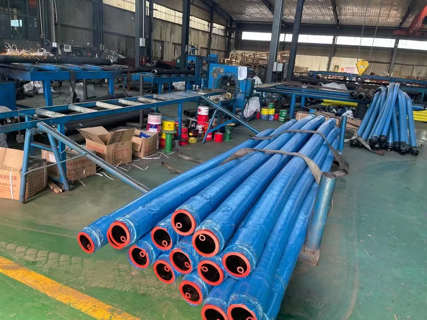 DN125 Concrete Pump Rubber End Hose Pan 233649005 Pump Placing Disc Rubber pipe CFG Drilling machine Cement Fly-ash Grave 433497
