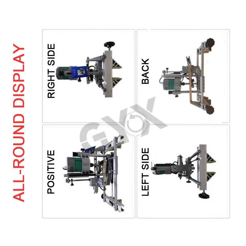 Portable wooden lock punching woodworking blinking slotting machine drilling machine woodworking slotting machine