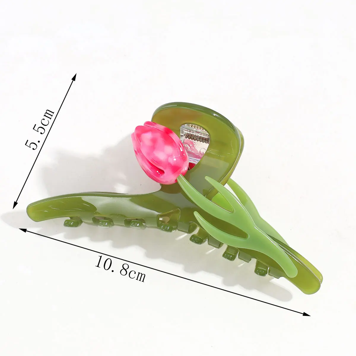 Large Acetate Hair Accessories Korean Creative Tulipa Hair Claws Fashion Sweet Cellulose Acetate Hair Clip for Girls