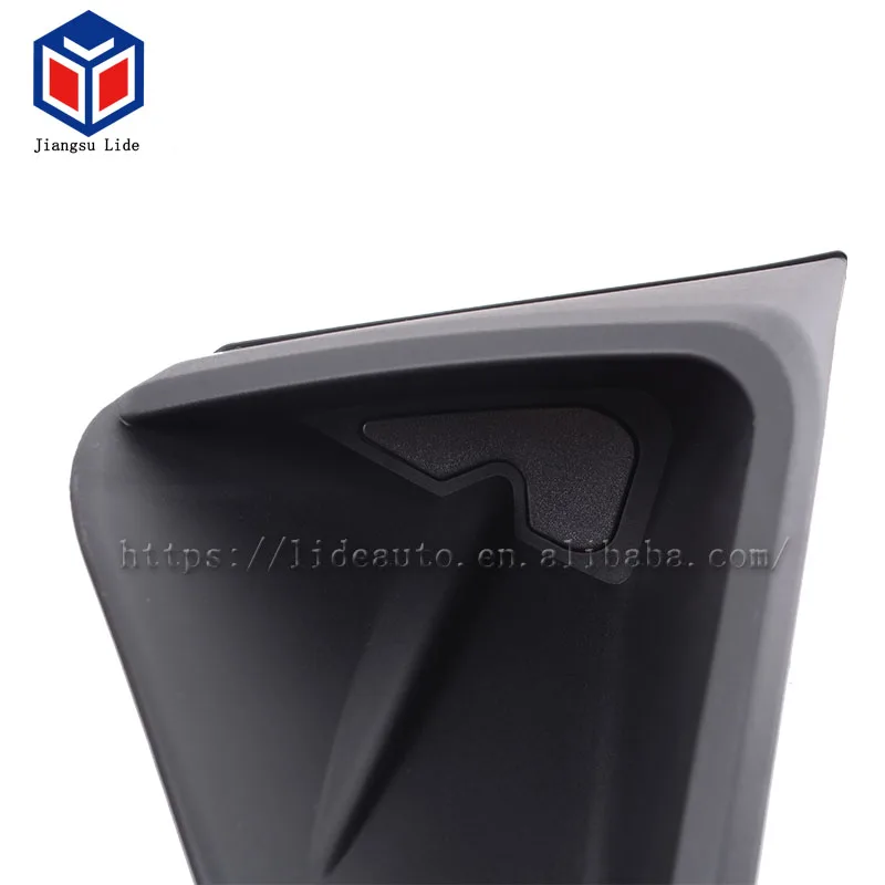 Black Front Bumper Air Intake Trim Panel Decorative Plates For Ford Mustang 2018 2019