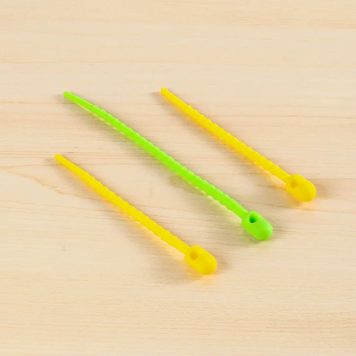 Flexible Silicone Bangage Wire Tie Ten