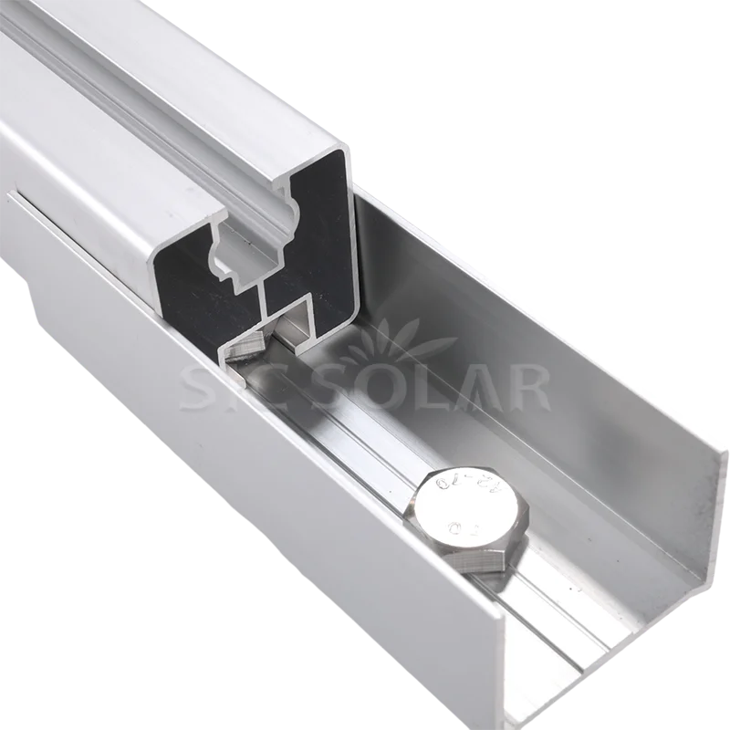 Solar Mount Rail Splice Solar Supports Rail Splice for Solar Panel Roof Mounting Bracket