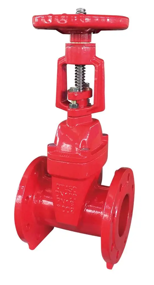 ca fire fighting 6 inch stem flange type gate valve