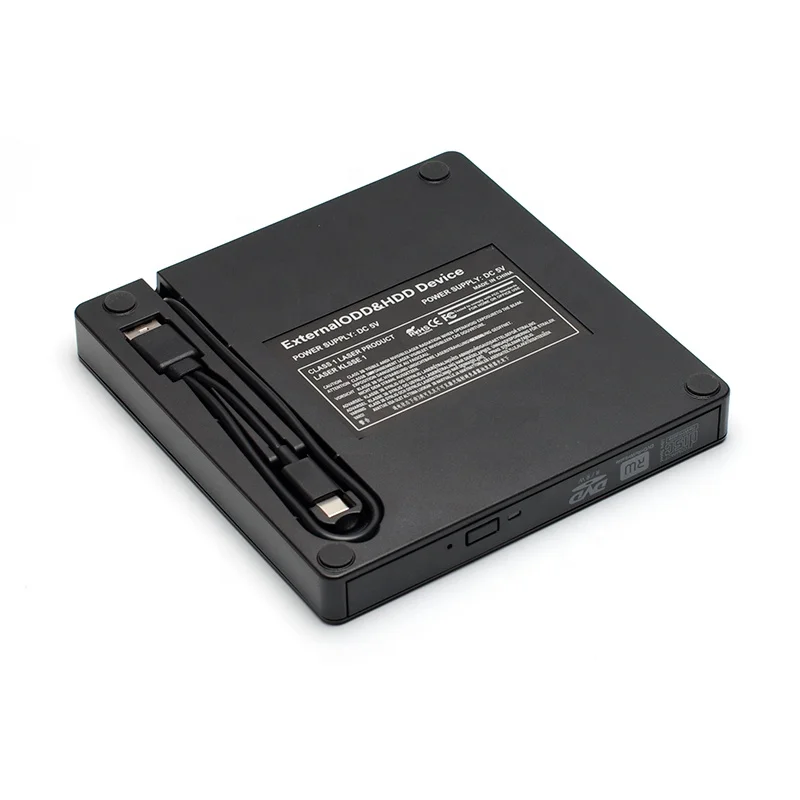 Внешний DVD-рекордер с CD-печатью высокоскоростной USB/Type-c интерфейсный