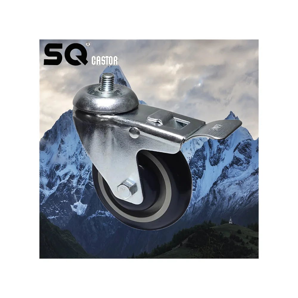 Wholesale Factory Manufacture Euro Type Shopping Trolley_supermarket Shopping Cart Environmental protection Material Castors Wit