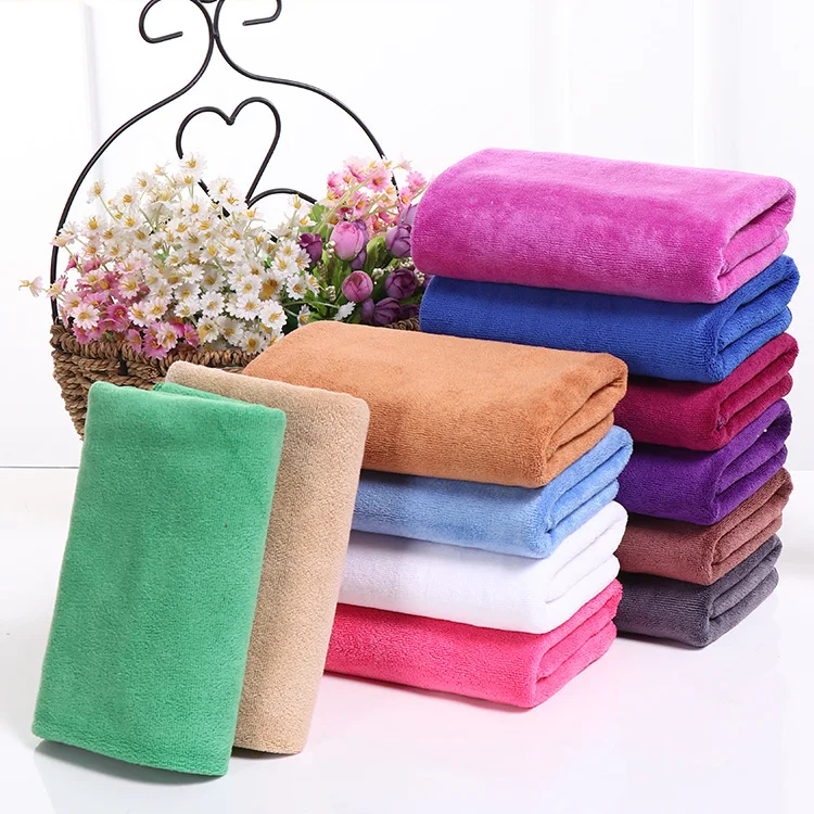 Double side towel car wiper clean square towel clean waxing cloth absorbent towel