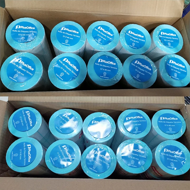 Factory Free Sample A4 A6 100*150 250 300 350 500 Per Roll Fold Label Waybill Barcode Thermal Sticker Shipping Label