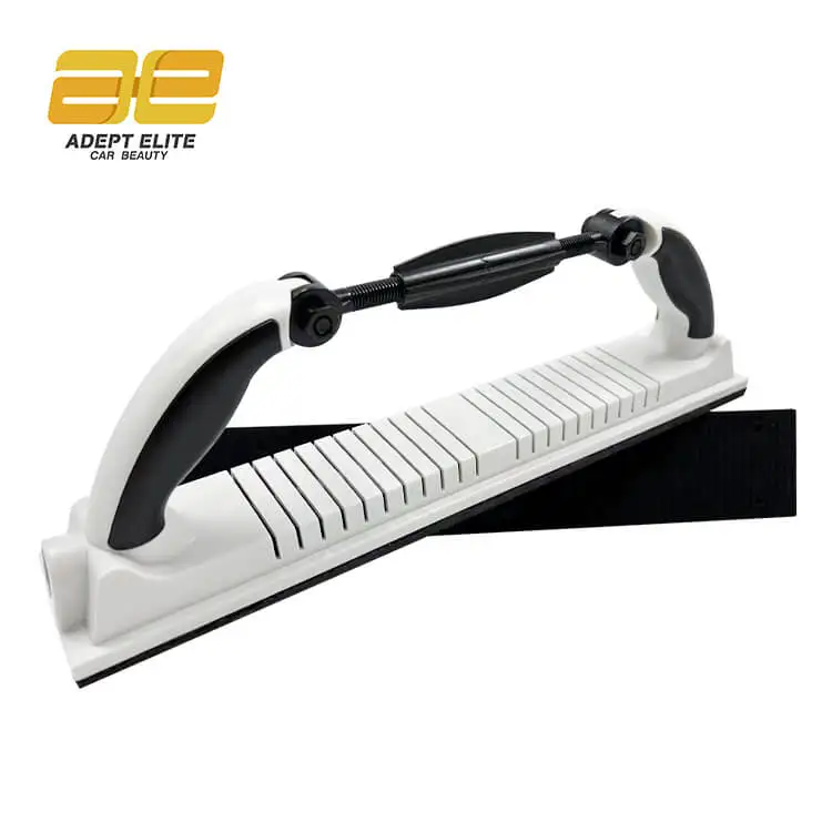 Adjustable Dust Free Vaccum Sander Longboard Hand Sanding Blocks with Hook & Loop Backing Handle Sander