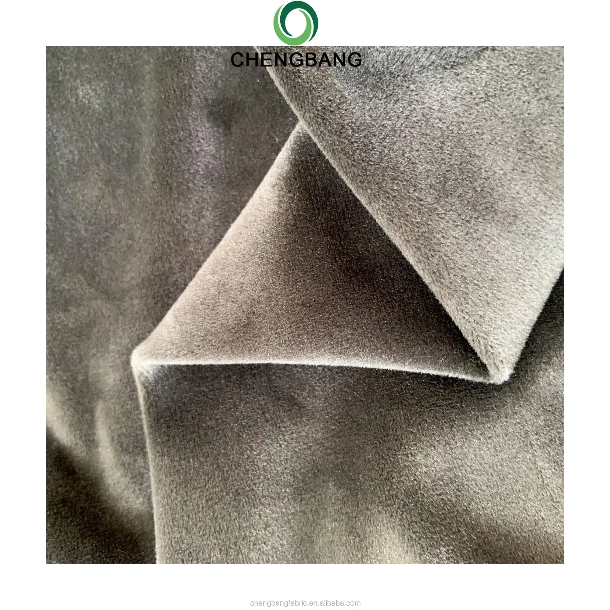 230-280gsm 95% polyester 5% spandex super soft crystal velvet fabric