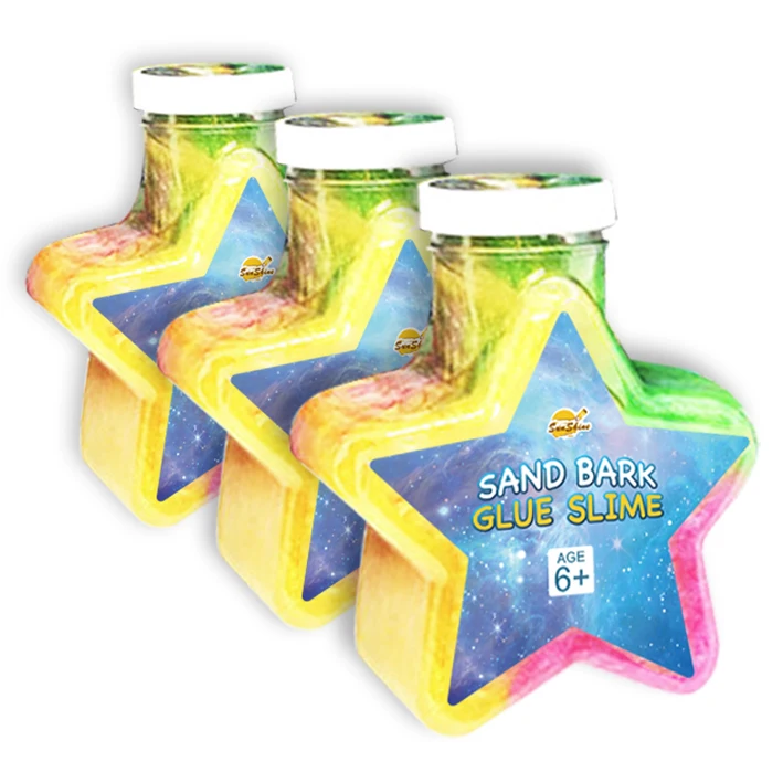 2023 Low Boron Slime Snot Mud Prank Five-Pointed Star Sand Bark Glue Slime Water Snot Mud Playdough Boys And Girls