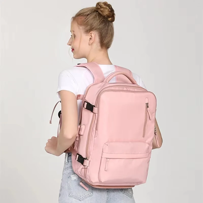 Waterproof Outdoor Sports Rucksack Casual Daypack School Bag Fit 16 Inch Laptop with USB Large Travel Backpack Women and Men