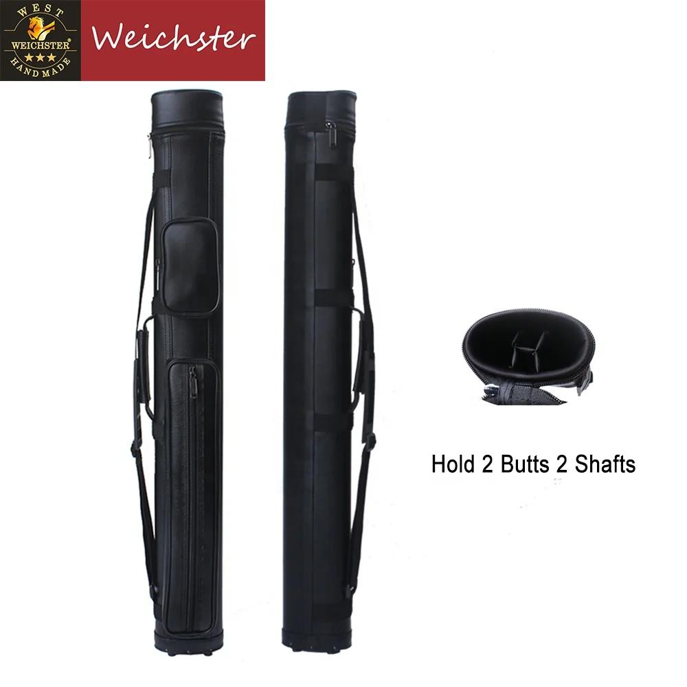 2x2 Чехол для бильярдного кия/Сумка для 2 кия, 2 вала, 4 отверстия, 1/2 кия