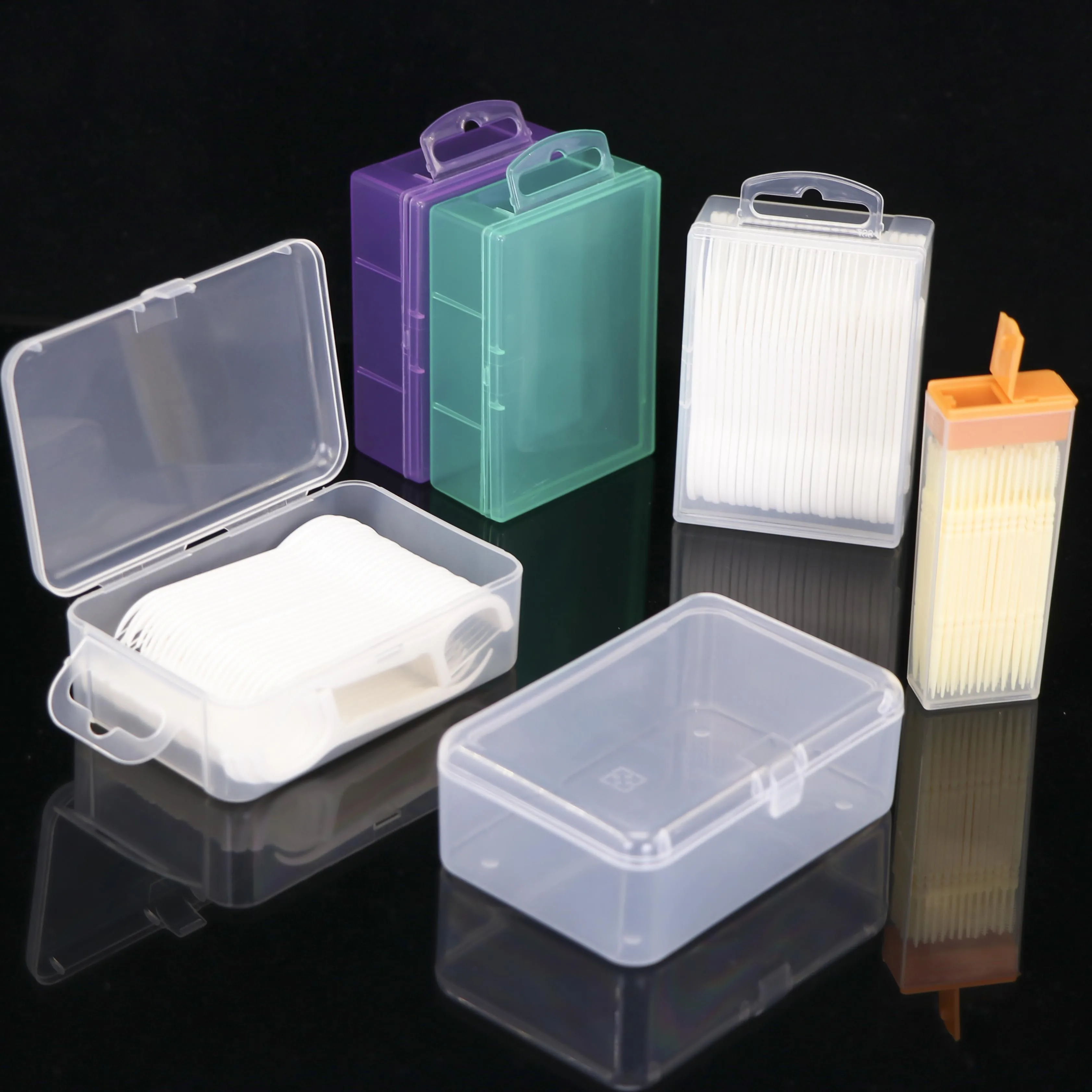 SUNSHING Dental Floss Picks Dispenser Box Toothpick Dental Floss Travel Size  Dual Use Toothpick Storage Box Dental Floss Box