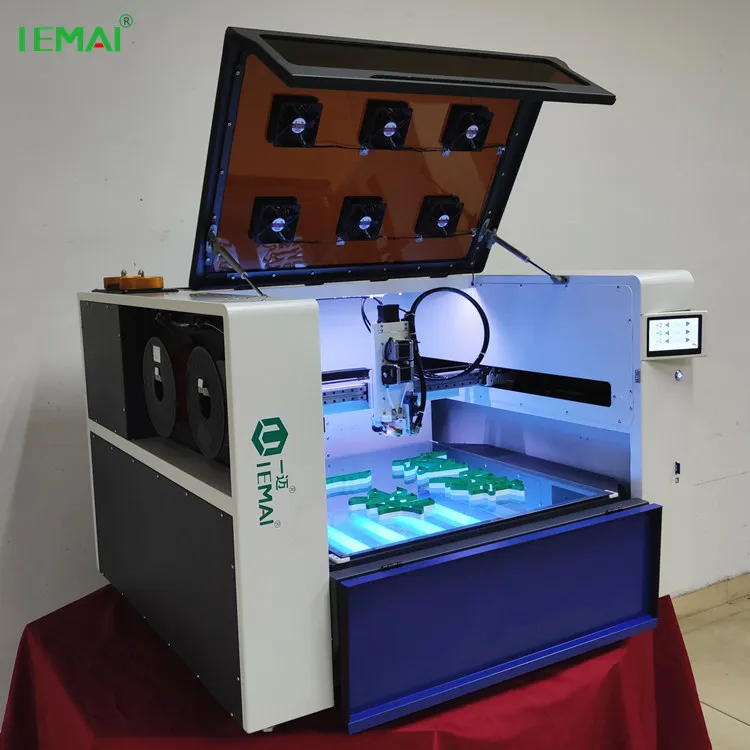  Светодиодная УФ-Смола 3d принтер машины IEMAI 3D YM-AUTO-600 Шэньчжэнь Дисплей рекламная