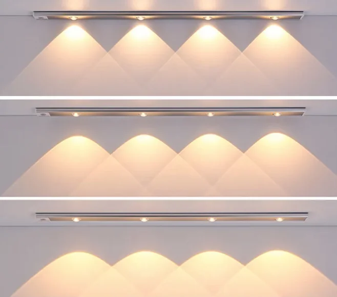 Emergency CRI>90 PIR Sensor Closet Shelf Kichen Led Under Cabinet wardrobe Light battery powered