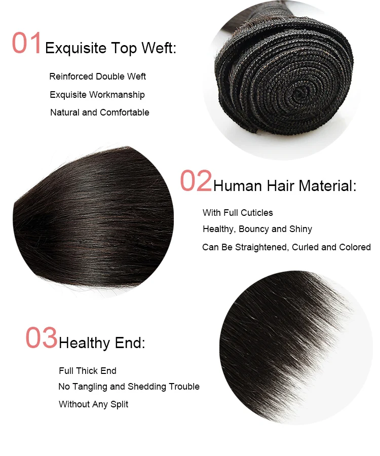 
Free Sample Vietnamese Hair Straight Human Hair Extensions 