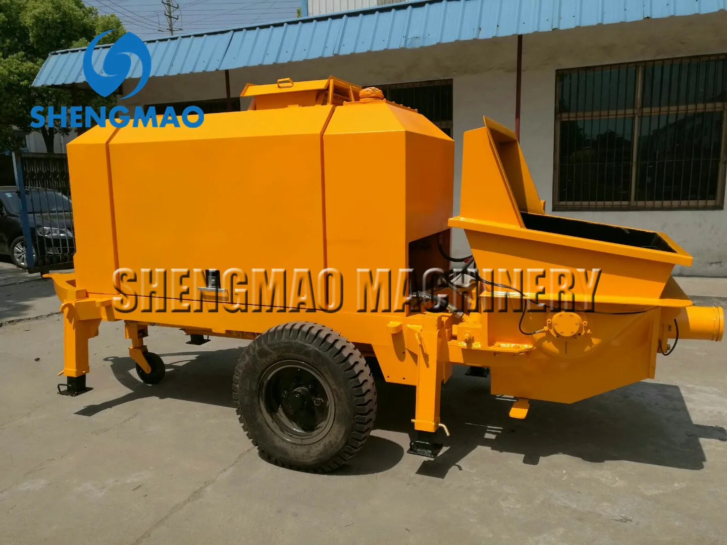 High Pressure Concrete Pump Cement Grouting Machine Power Building Liquid Weight Material Type