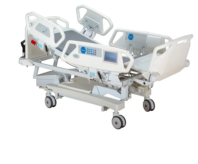 Hochey Medical Luxury Hospital Patient Bed Multi-function Electric Hospital Bed ICU Nursing Bed With Battery