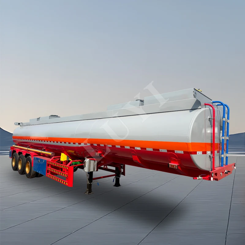 Luyi Factory Direct Sale Good Price Customizable 3 Axles 4 Axles 30 to 45 CBM Oil Tanker Fuel Tank Truck Trailer