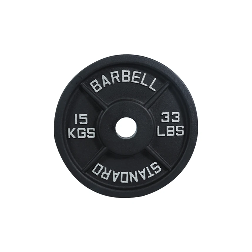 Оптовая продажа черные чугунные пластины для бампера весы тренажерного зала 5 кг 45 фунтов весовые соревнований