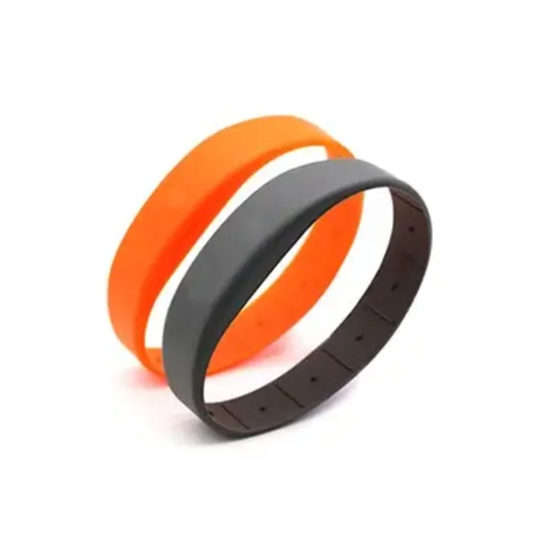 MWG13 Premium Closed loop skidproof type Silicone RFID Bracelet / Custom fixed size rfid /NFC  silicone wristband