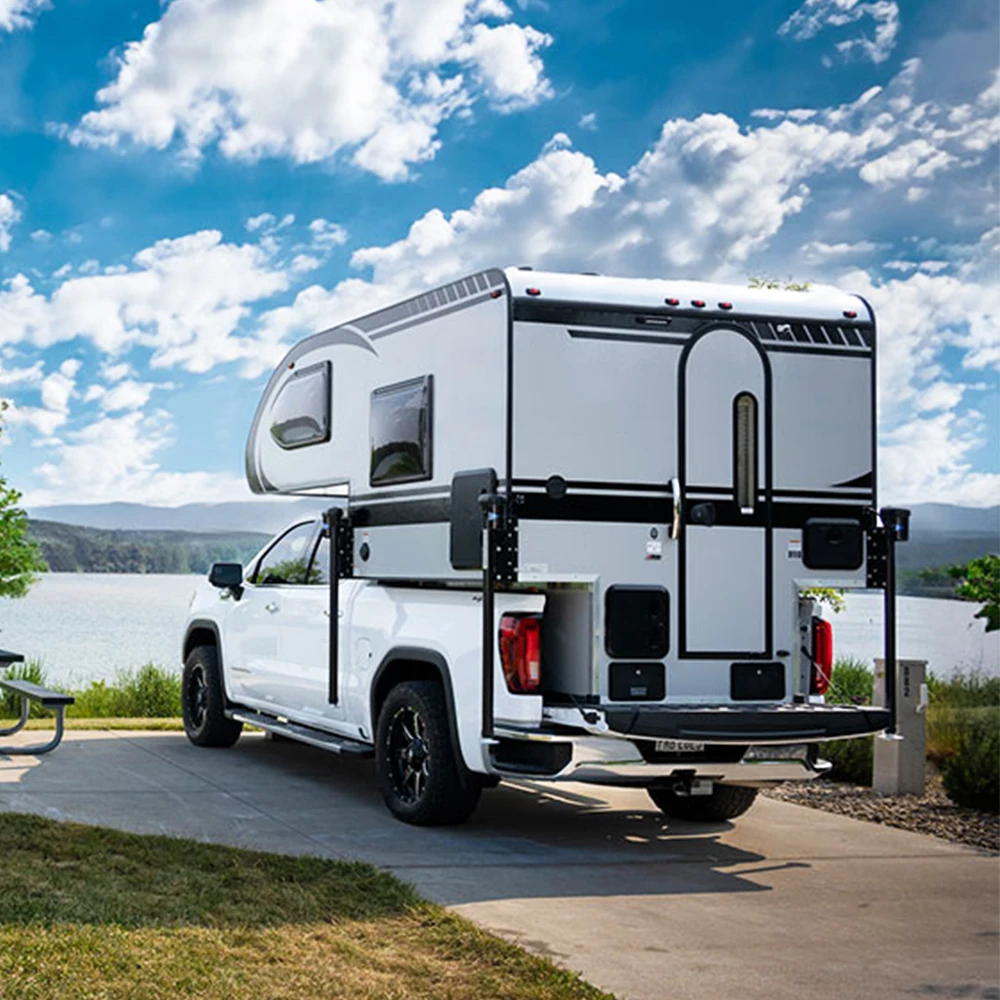 2025 Galvanized sheet Durable and Portable Lightweight Aluminium Truck Camper For Sale